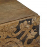 Stolik kawowy Brązowy 100 x 54 x 40 cm Drewno z mango