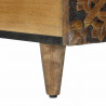 Stolik kawowy Brązowy 100 x 54 x 40 cm Drewno z mango