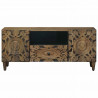 Szafka pod telewizor Brązowy 105 x 33,5 x 46 cm Drewno z mango