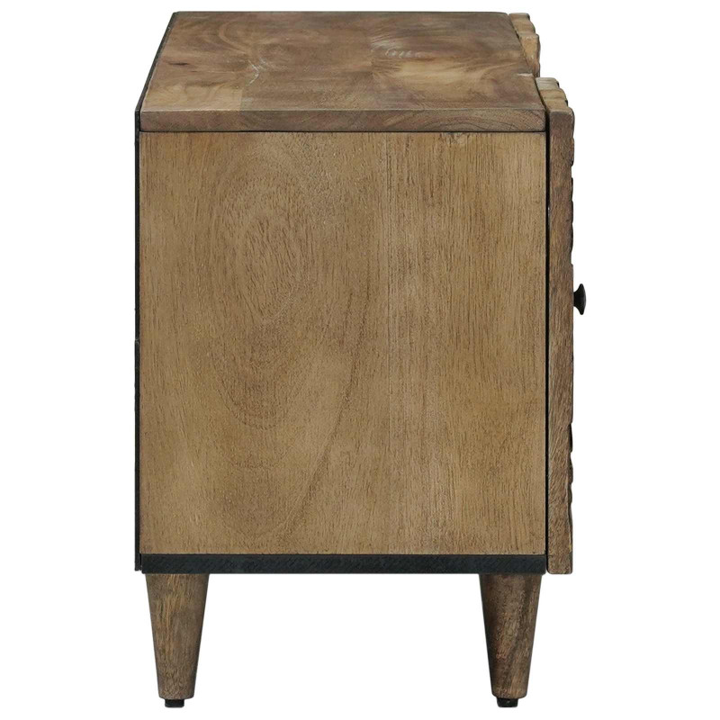 Szafka pod telewizor Brązowy 105 x 33,5 x 46 cm Drewno z mango