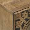 Szafka pod telewizor Brązowy 105 x 33,5 x 46 cm Drewno z mango