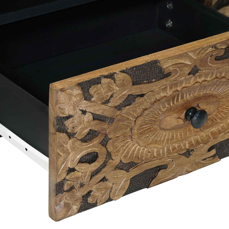 Szafka pod telewizor Brązowy 105 x 33,5 x 46 cm Drewno z mango