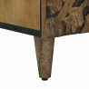 Szafka pod telewizor Brązowy 105 x 33,5 x 46 cm Drewno z mango
