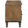 Szafka pod telewizor Brązowy 100 x 33,5 x 46 cm Drewno z mango