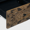 Szafka pod telewizor Brązowy 100 x 33,5 x 46 cm Drewno z mango