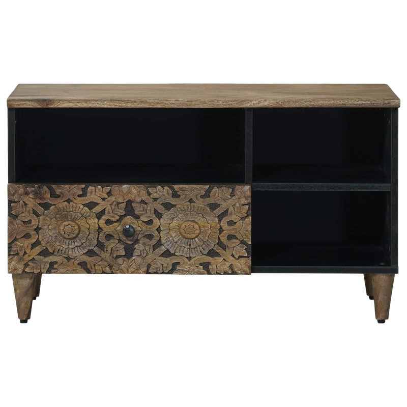 Szafka pod telewizor Brązowy 80 x 33,5 x 46 cm Drewno z mango