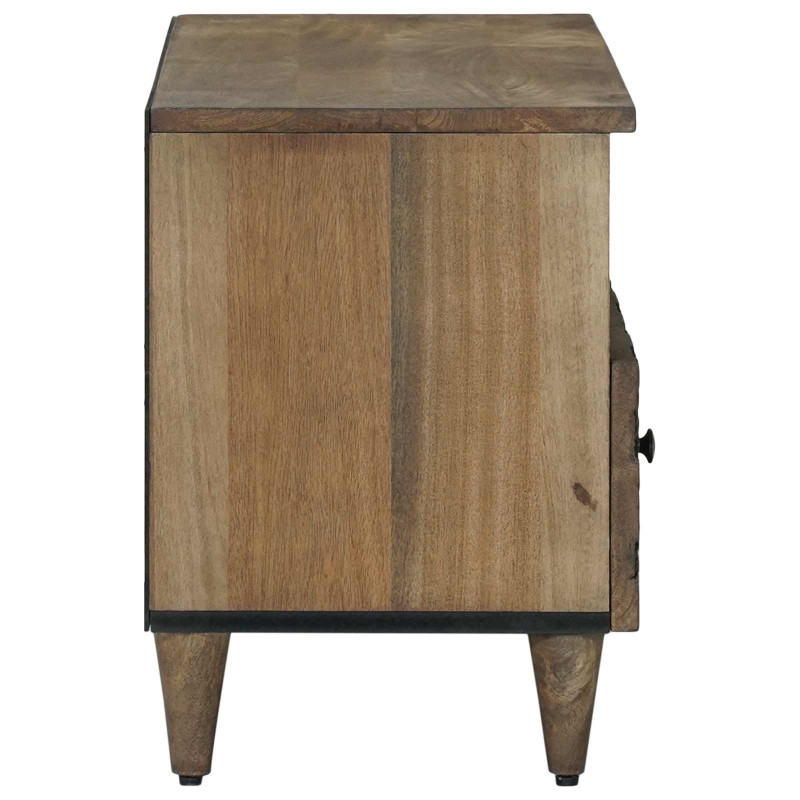 Szafka pod telewizor Brązowy 80 x 33,5 x 46 cm Drewno z mango