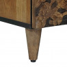 Szafka pod telewizor Brązowy 100 x 33,5 x 46 cm Drewno z mango