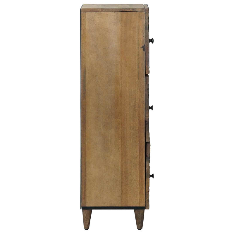 Wysoka szafka z półką Brązowy 40 x 33,5 x 110 cm Drewno z mango