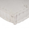 Poduszka do sofy paletowej 3 pcs kremowy 120 x 80 x 34 cm