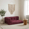 Poduszka do sofy paletowej 3 pcs Bordowy 120 x 80 x 38 cm