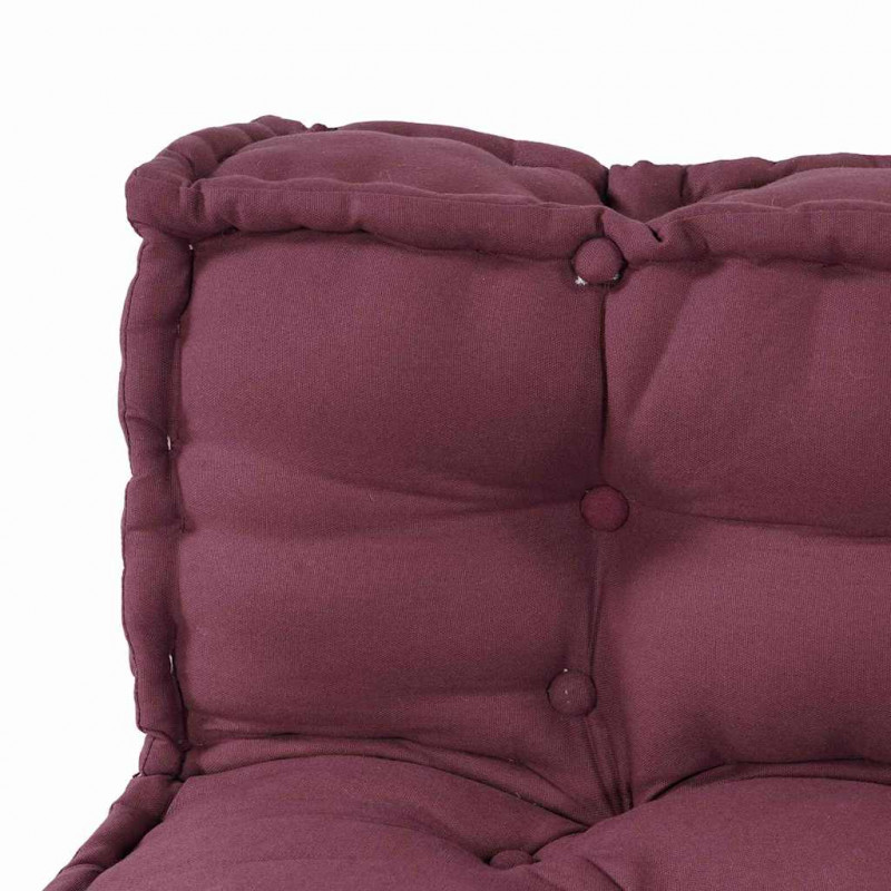 Poduszka do sofy paletowej 3 pcs Bordowy 120 x 80 x 38 cm