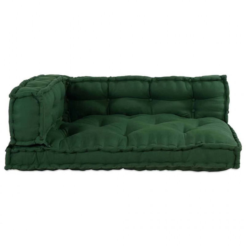 Poduszka do sofy paletowej 3 pcs zielony 120 x 80 x 38 cm