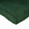 Poduszka do sofy paletowej 3 pcs zielony 120 x 80 x 38 cm