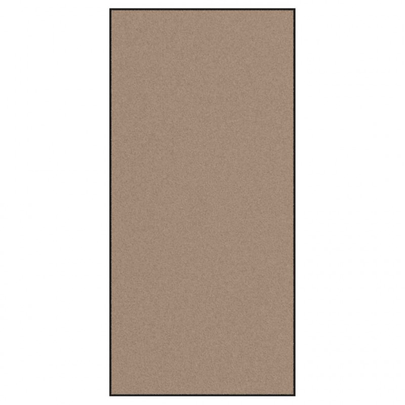 Dywanik wejściowy Beżowy i czarny 120 x 250 cm 100% poliamid