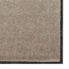 Dywanik wejściowy Beżowy i czarny 120 x 250 cm 100% poliamid