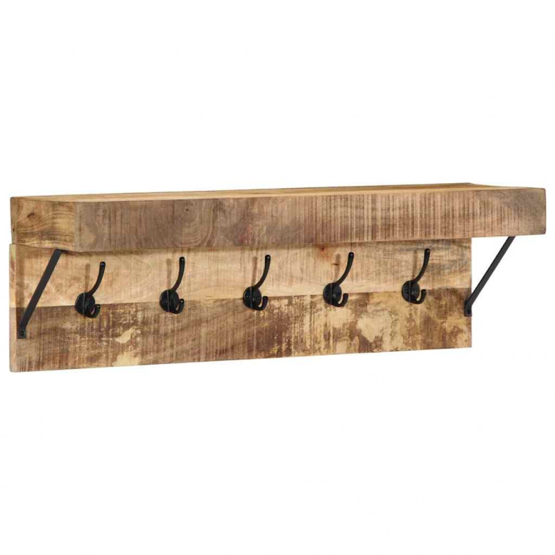Wieszak na płaszcze Brązowy 73 x 19 x 23 cm Lite drewno mango