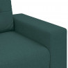 Sofa dwuosobowa, ciemnozielona, 180x77x82 cm, tkanina