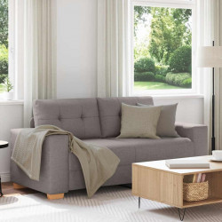 Sofa dwuosobowa, taupe, 180x77x82 cm, tkanina