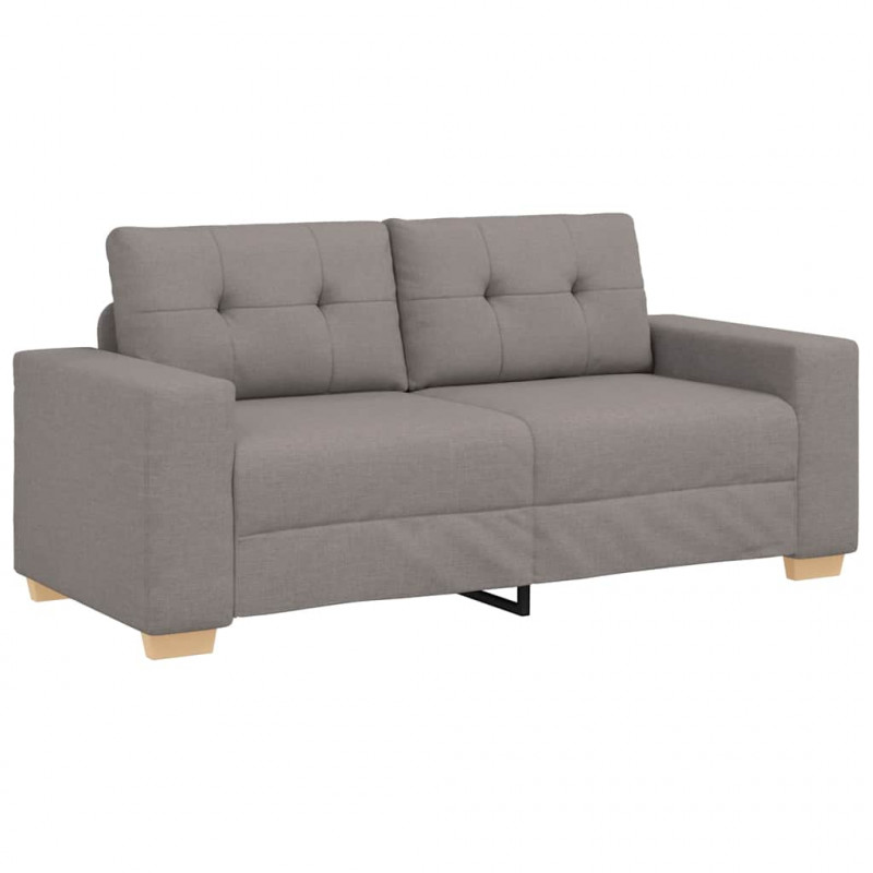Sofa dwuosobowa, taupe, 180x77x82 cm, tkanina