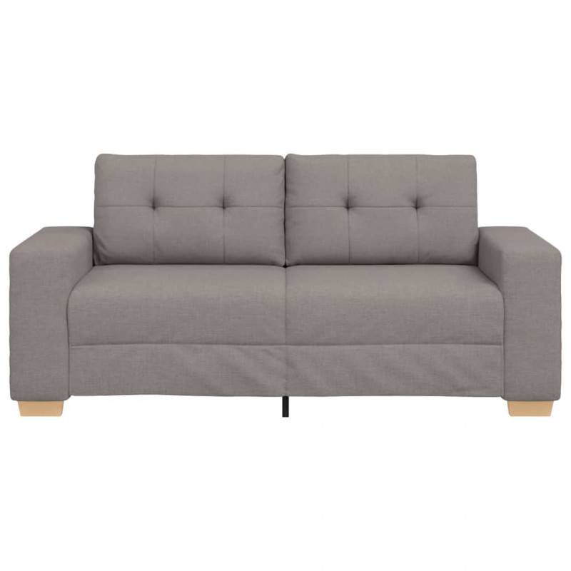 Sofa dwuosobowa, taupe, 180x77x82 cm, tkanina