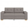 Sofa dwuosobowa, taupe, 180x77x82 cm, tkanina