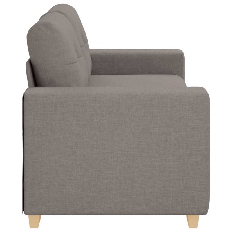 Sofa dwuosobowa, taupe, 180x77x82 cm, tkanina