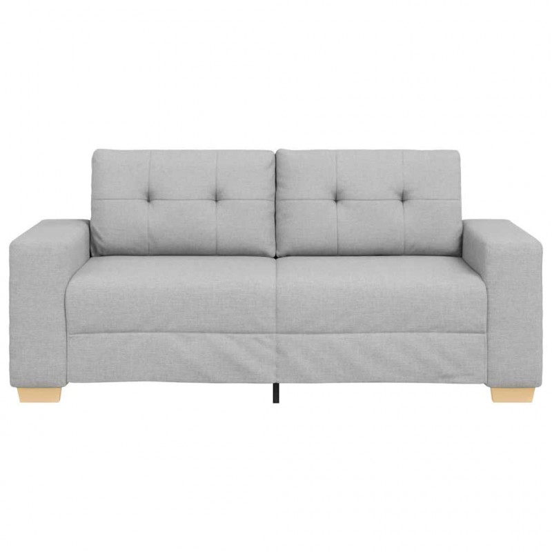 Sofa dwuosobowa, szara chmurowy, 180x77x82 cm, tkanina