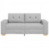 Sofa dwuosobowa, szara chmurowy, 180x77x82 cm, tkanina
