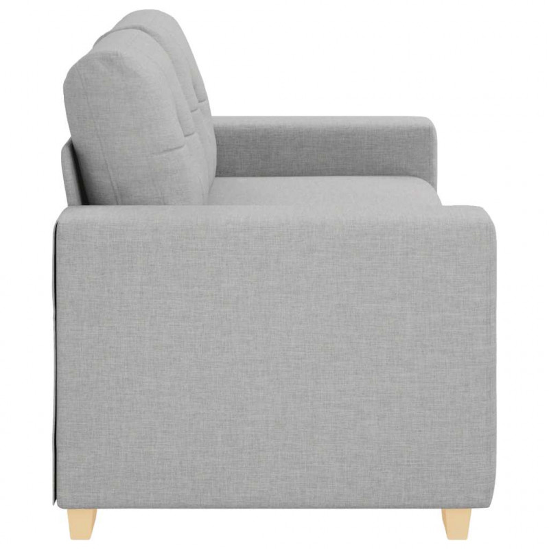 Sofa dwuosobowa, szara chmurowy, 180x77x82 cm, tkanina