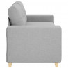 Sofa dwuosobowa, szara chmurowy, 180x77x82 cm, tkanina