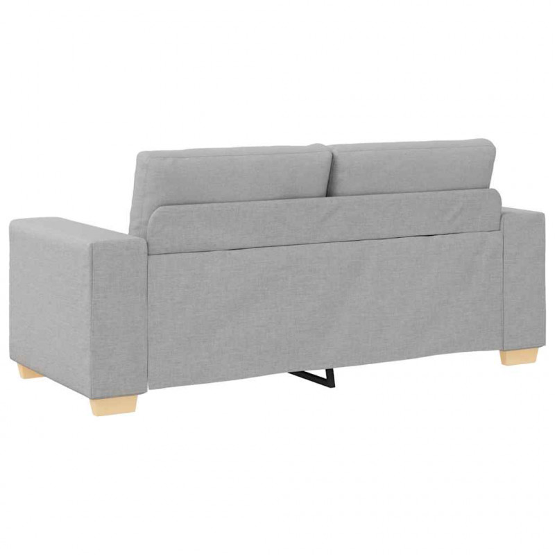Sofa dwuosobowa, szara chmurowy, 180x77x82 cm, tkanina