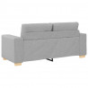 Sofa dwuosobowa, szara chmurowy, 180x77x82 cm, tkanina