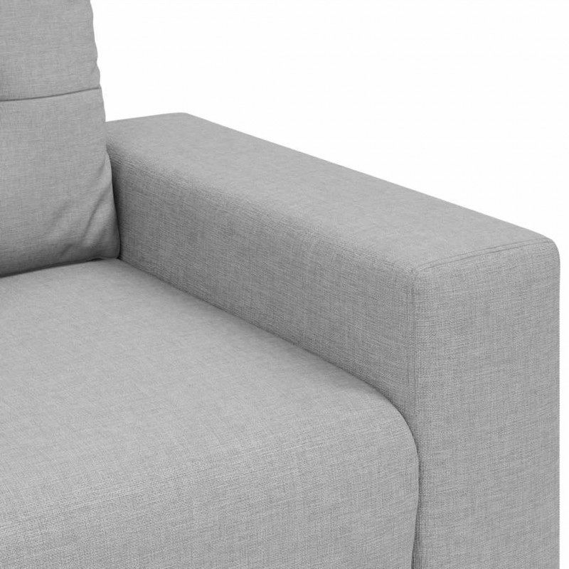Sofa dwuosobowa, szara chmurowy, 180x77x82 cm, tkanina
