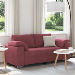 Sofa dwuosobowa Czerwone wino 180 cm tkanina