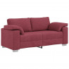 Sofa dwuosobowa Czerwone wino 180 cm tkanina