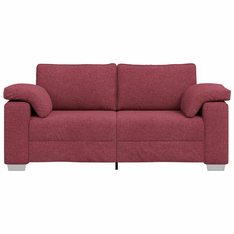 Sofa dwuosobowa Czerwone wino 180 cm tkanina