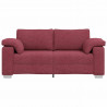 Sofa dwuosobowa Czerwone wino 180 cm tkanina