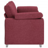 Sofa dwuosobowa Czerwone wino 180 cm tkanina