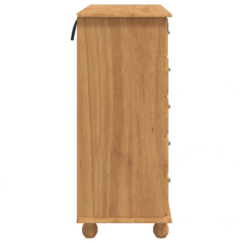 Komoda ASKIM Brązowy 91 x 40 x 95,5 cm Lite drewno sosnowe