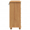 Komoda ASKIM Brązowy 91 x 40 x 95,5 cm Lite drewno sosnowe