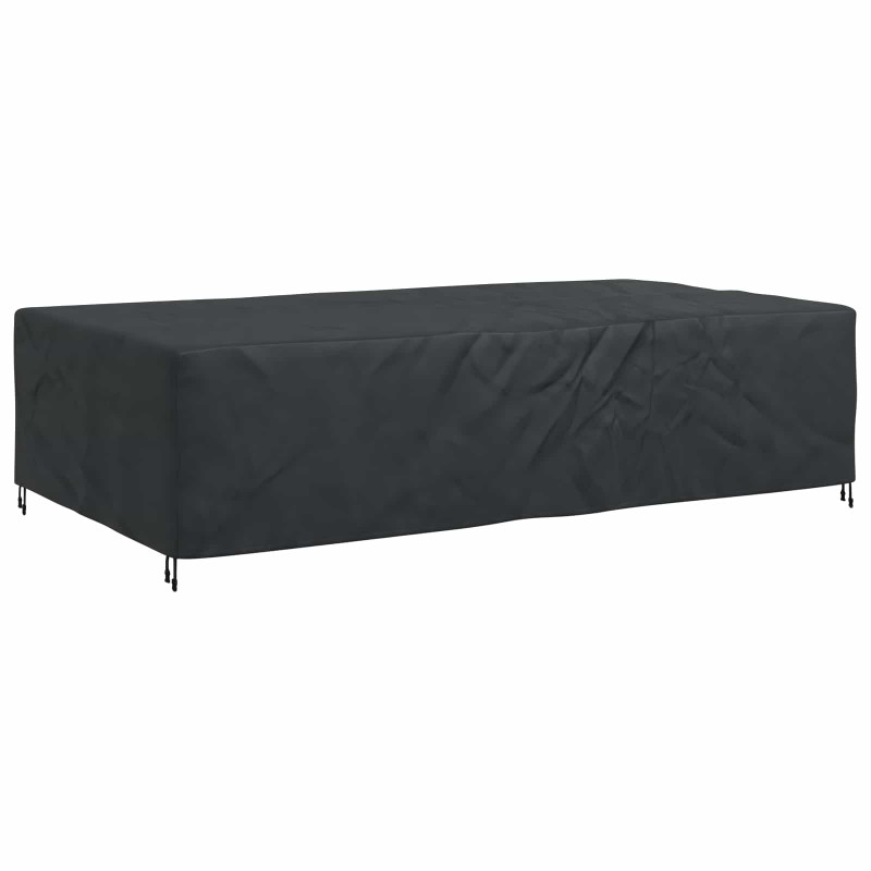 Pokrowiec na meble Gładki Czarny 305 x 190 x 85 cm 420D