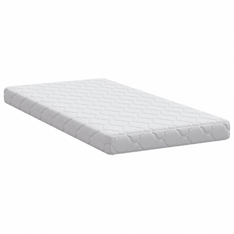 Materac Biały 70 x 140 cm Tkanina żakardowa