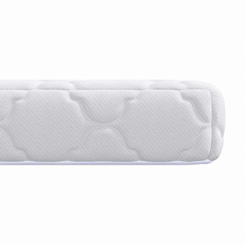 Materac Biały 70 x 140 cm Tkanina żakardowa