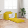 Sofa Bed Żółty 98 x 71 x 83 cm Aksamit
