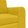 Sofa Bed Żółty 98 x 71 x 83 cm Aksamit