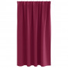 Firany blackout z kółkami 2 pcs Czerwone wino 140 x 140 cm