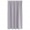 Firany blackout z kółkami 2 pcs Metaliczny Szary 140 x 140 cm