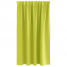 Firany blackout z kółkami 2 pcs Zielony 140 x 140 cm Poliester