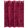 Zasłony z weluru 2 pcs Czerwone wino 140 x 140 cm Aksamit